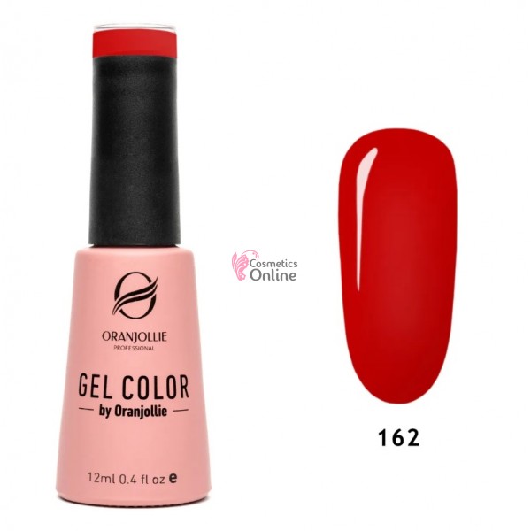 Oja semipermanenta Oranjollie Gel Color rosie 12 ml nr 162